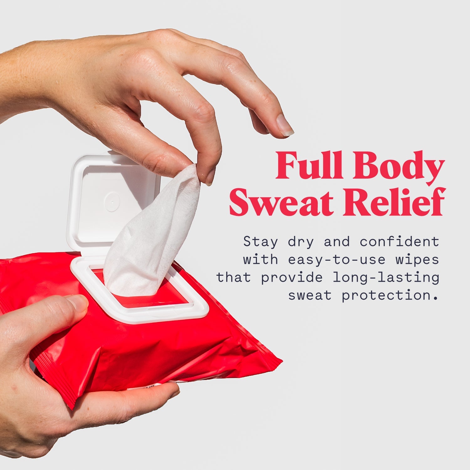 Whole Body Antiperspirant Wipes