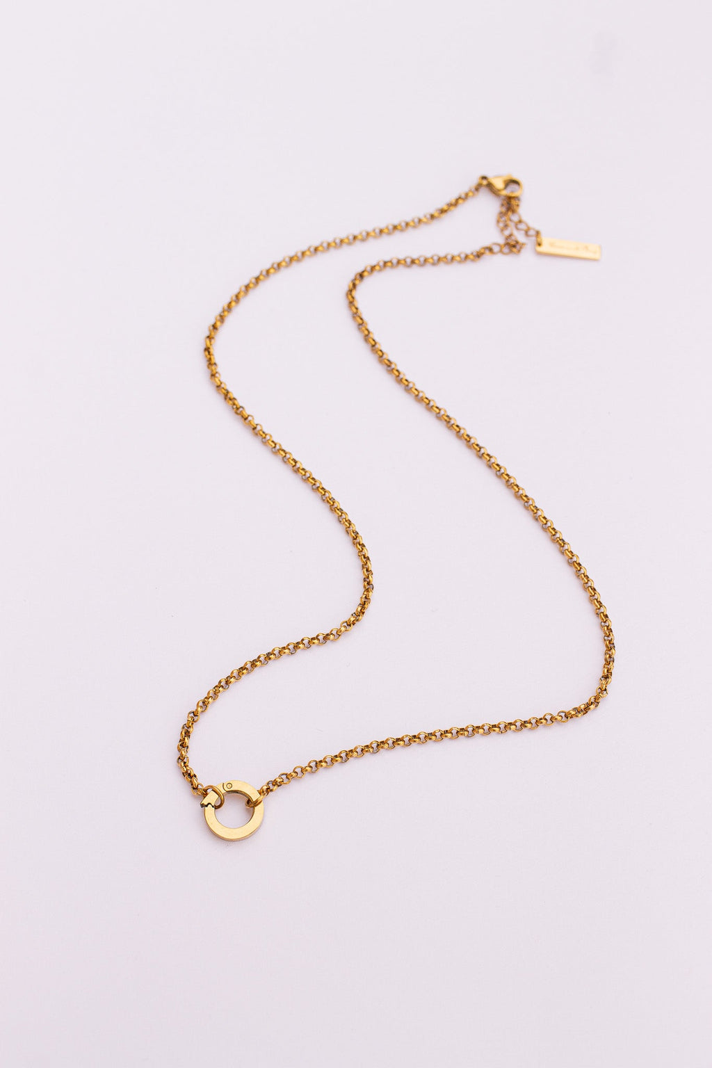 Custom Birthstone Charm Necklace