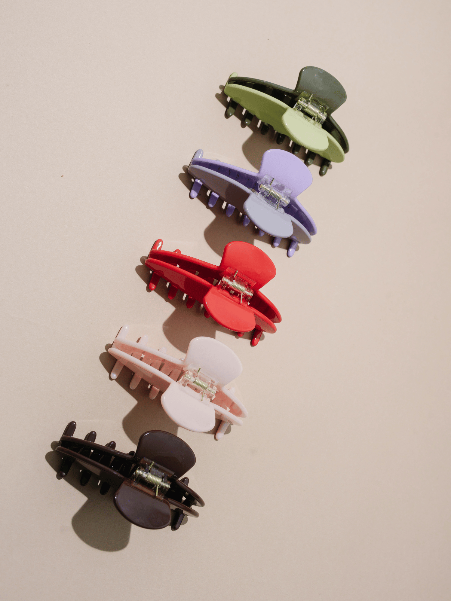 Medium Hair Claw - Plum