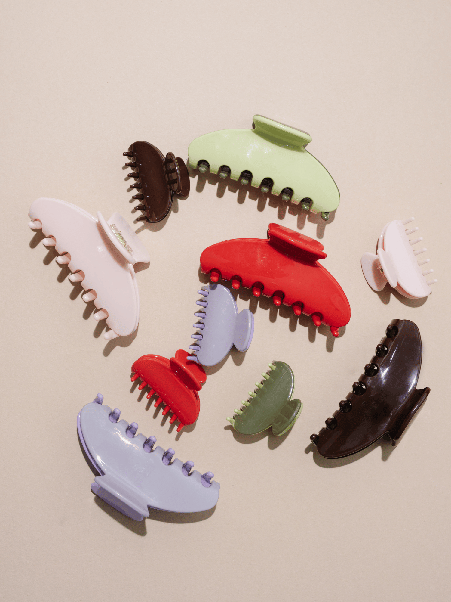 Small Hair Claw - Cherry